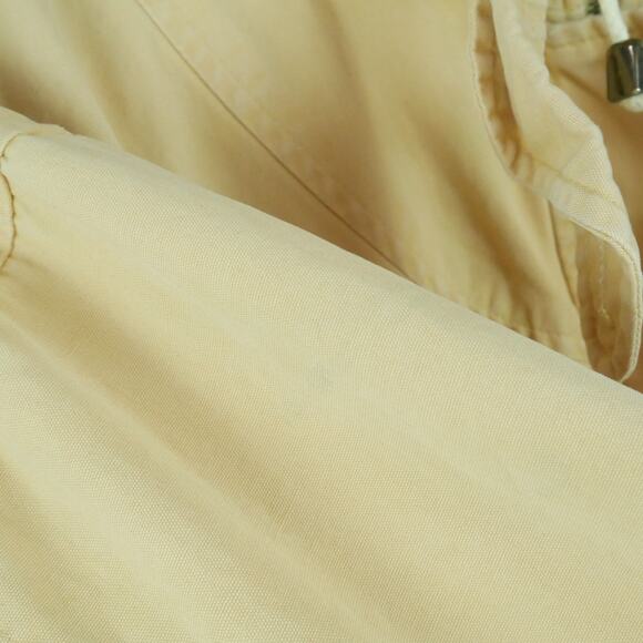 Vintage Express Medium Coat 90s Hooded Utility Chore Preppy Country Beige Fall - Picture 8 of 15